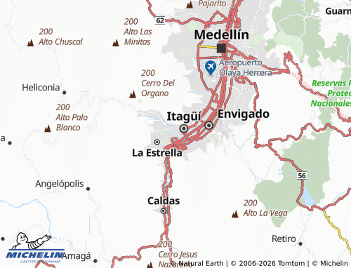 Mapa MICHELIN Samaria Rosales del Sur - ViaMichelin
