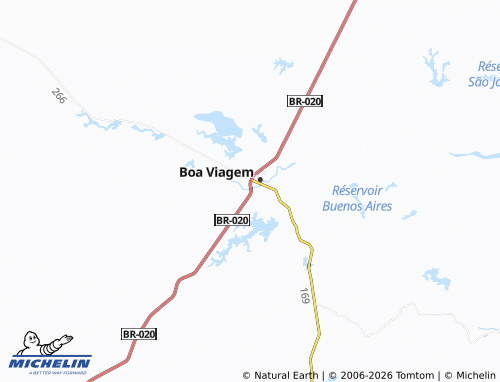 Carte MICHELIN Ponte Nova - ViaMichelin