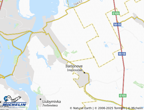 MICHELIN Vasylivka map - ViaMichelin