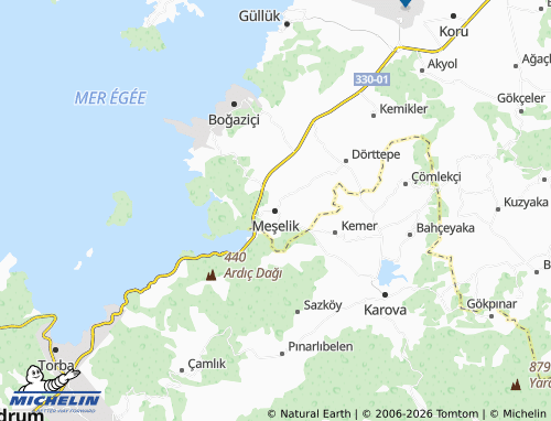 Mappa MICHELIN Meşelik - ViaMichelin