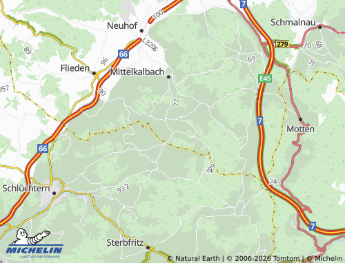 Mapa MICHELIN Veitsteinbach - ViaMichelin