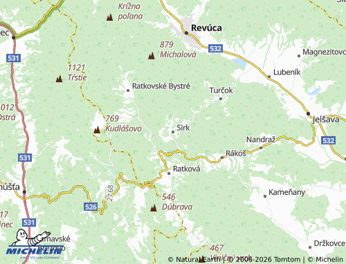 Mappa MICHELIN Sirk - ViaMichelin