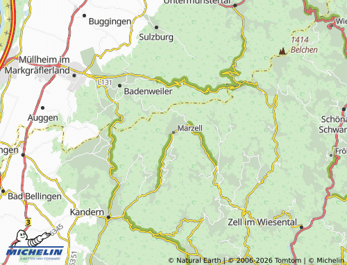 Mapa MICHELIN Marzell - ViaMichelin