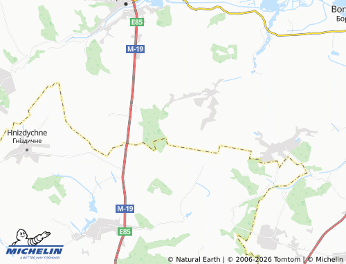 Mapa MICHELIN Dibrova - ViaMichelin