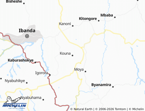 MICHELIN Kouna map - ViaMichelin