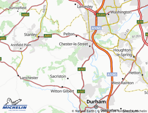 MICHELIN Waldridge map - ViaMichelin