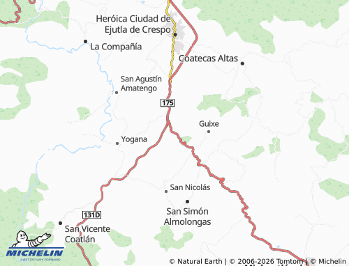Carte MICHELIN Agua del Sol - ViaMichelin