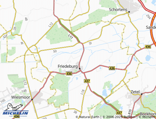 MICHELIN Hesel map - ViaMichelin