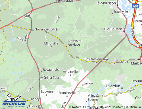 Carte MICHELIN Tremblecourt - ViaMichelin