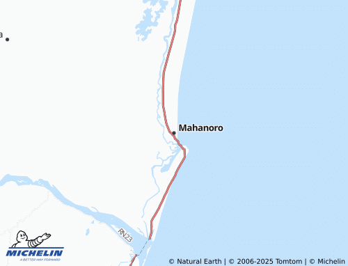MICHELIN Mahanoro map - ViaMichelin