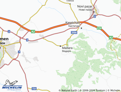 Carte MICHELIN Madara - ViaMichelin