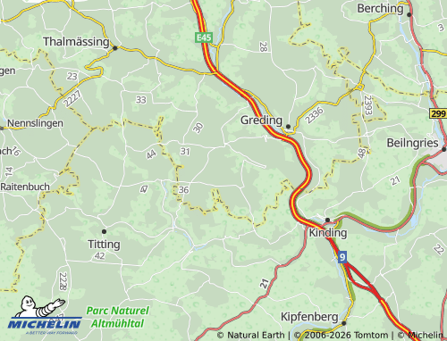 MICHELIN Linden map - ViaMichelin