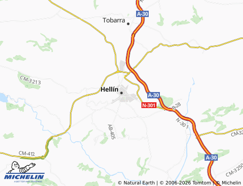 Carte MICHELIN Hellín - ViaMichelin