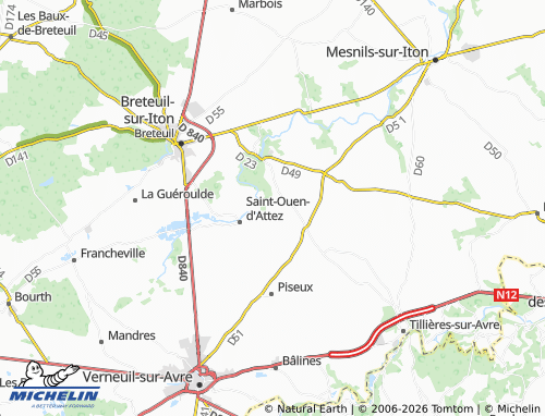 MICHELIN-Landkarte Nuisement - ViaMichelin