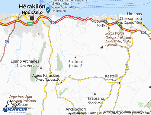 MICHELIN Episkopi map - ViaMichelin