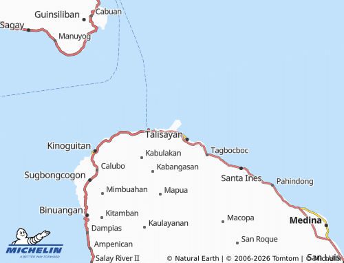 MICHELIN Mintabon map - ViaMichelin