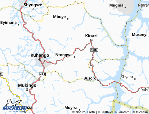 MICHELIN Ntongwe map - ViaMichelin
