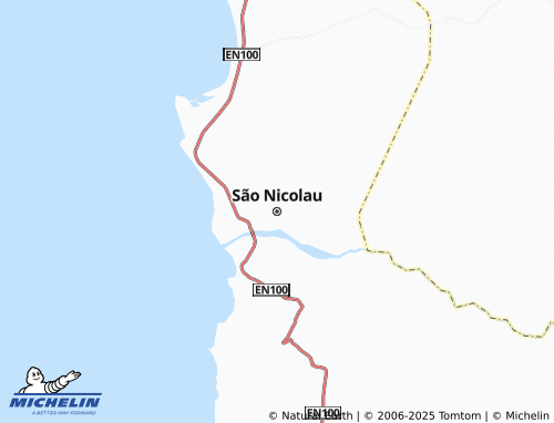 Mapa MICHELIN São Nicolau - ViaMichelin