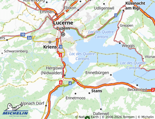 Mapa MICHELIN Kastanienbaum - ViaMichelin