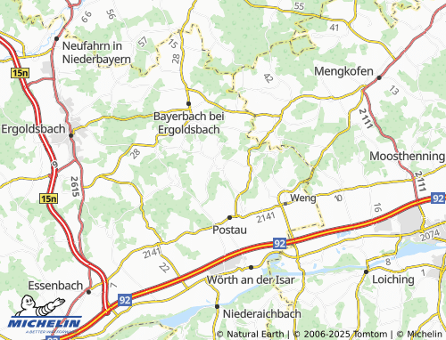 MICHELIN-Landkarte Hofberg - ViaMichelin