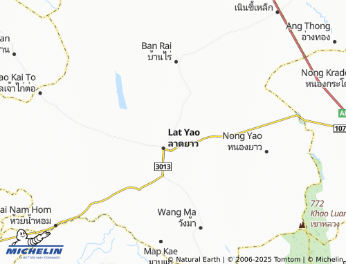 MICHELIN Sa Kaeo map - ViaMichelin