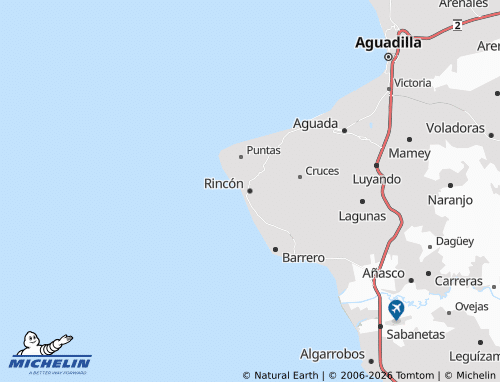 Kaart MICHELIN Rincón - ViaMichelin