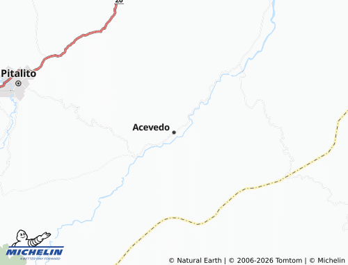 MICHELIN Acevedo map - ViaMichelin