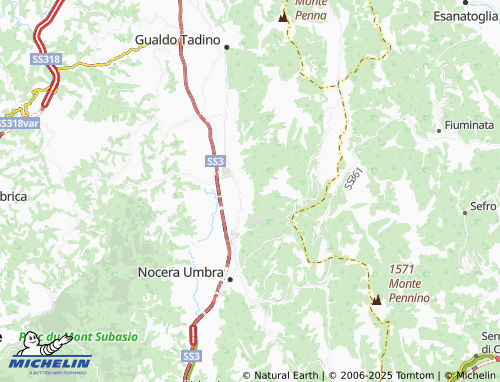 MICHELIN Costa map - ViaMichelin