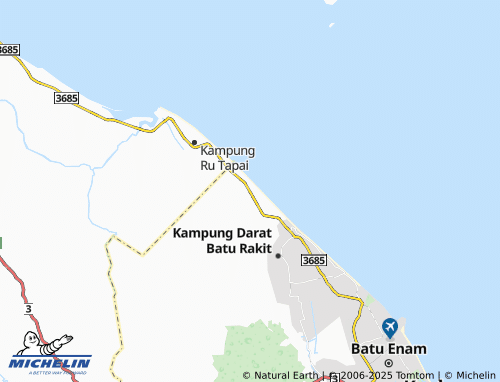 MICHELIN Kampung Mengabang Panjang map - ViaMichelin