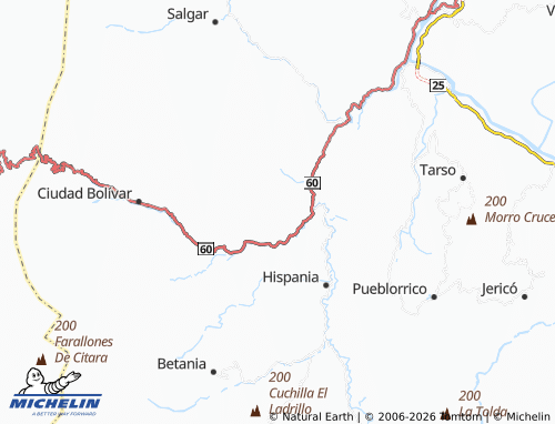 Mapa MICHELIN Amaranto - ViaMichelin