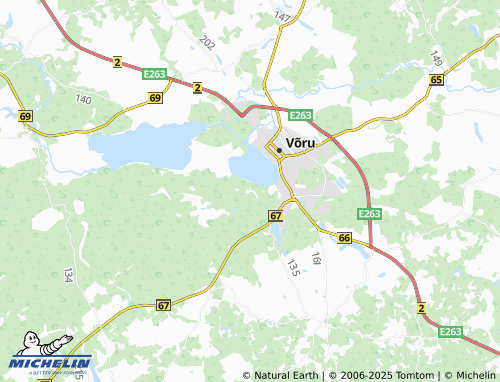 MICHELIN Võlsi map - ViaMichelin