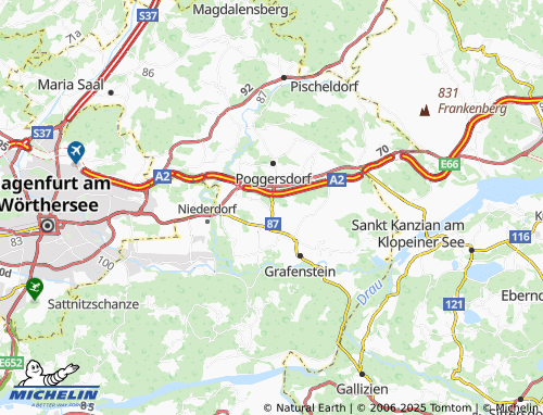 MICHELIN Oberwuchel map - ViaMichelin