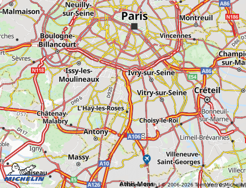 Mapa MICHELIN Cachan - ViaMichelin
