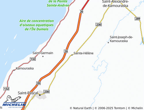 MICHELIN Sainte-Hélène map - ViaMichelin