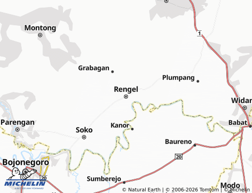 Carte MICHELIN Rengel - ViaMichelin