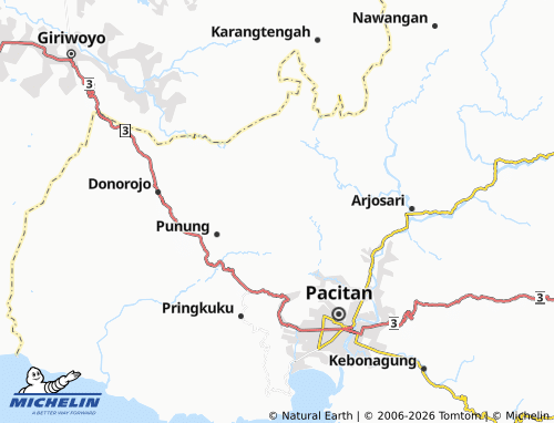 MICHELIN Pelem map - ViaMichelin