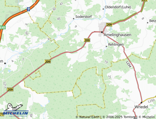 MICHELIN-Landkarte Ehlbeck - ViaMichelin