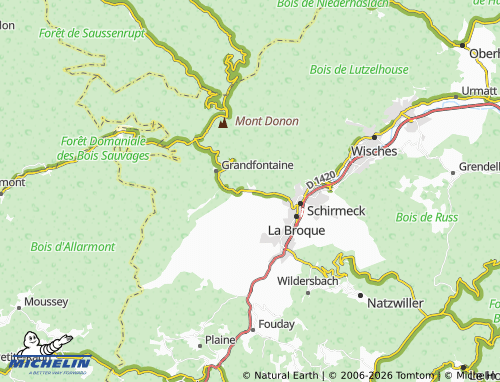 Mapa MICHELIN Wackenbach - ViaMichelin
