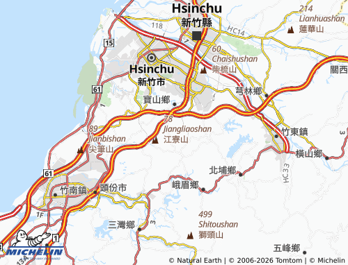 MICHELIN Huoshaolun map - ViaMichelin