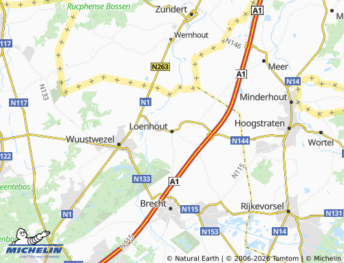Mappa MICHELIN Loenhout - ViaMichelin