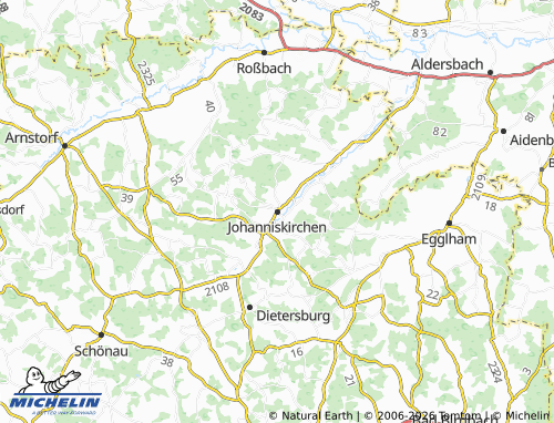 Mappa MICHELIN Johanniskirchen - ViaMichelin