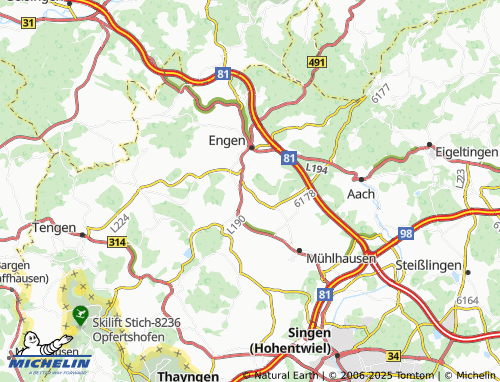 MICHELIN Neuhausen map - ViaMichelin