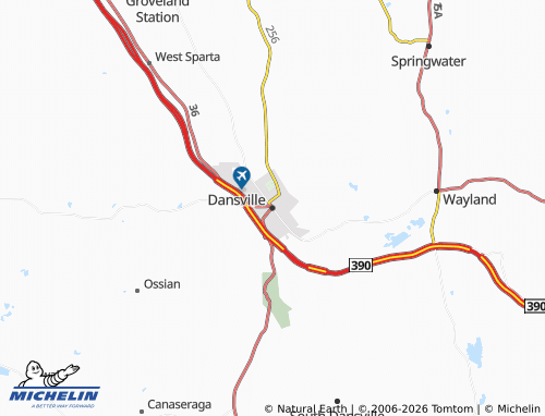 Mapa MICHELIN Dansville - ViaMichelin