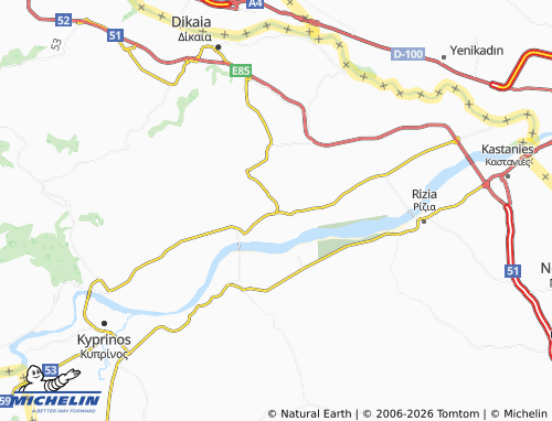 Carte MICHELIN Plati - ViaMichelin