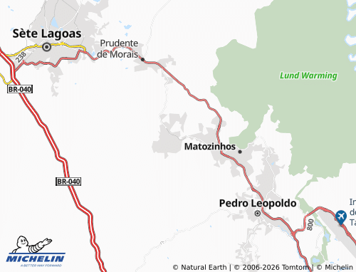 MICHELIN Capim Branco map - ViaMichelin