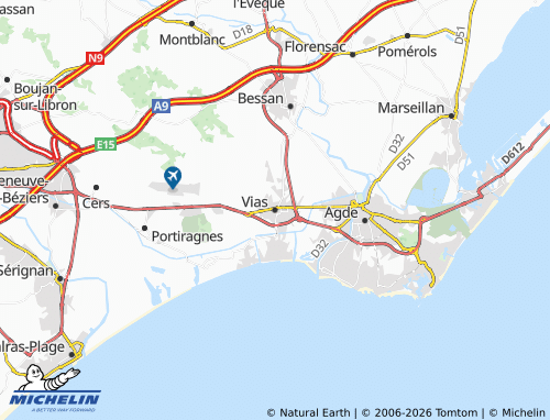 Mappa MICHELIN Vias - ViaMichelin