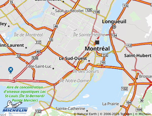 Kaart MICHELIN Westmount - ViaMichelin