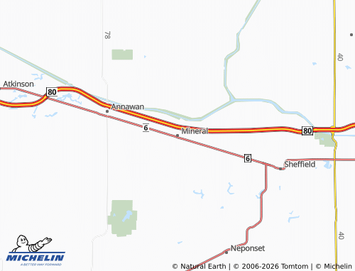 Mapa MICHELIN Mineral - ViaMichelin