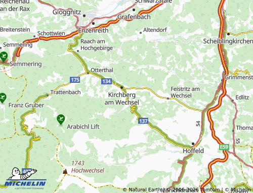 Carte MICHELIN Tratten - ViaMichelin