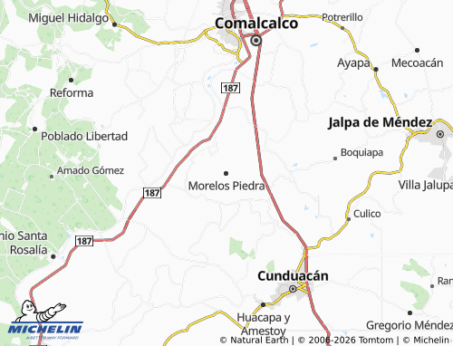 Kaart MICHELIN Morelos Piedra - ViaMichelin